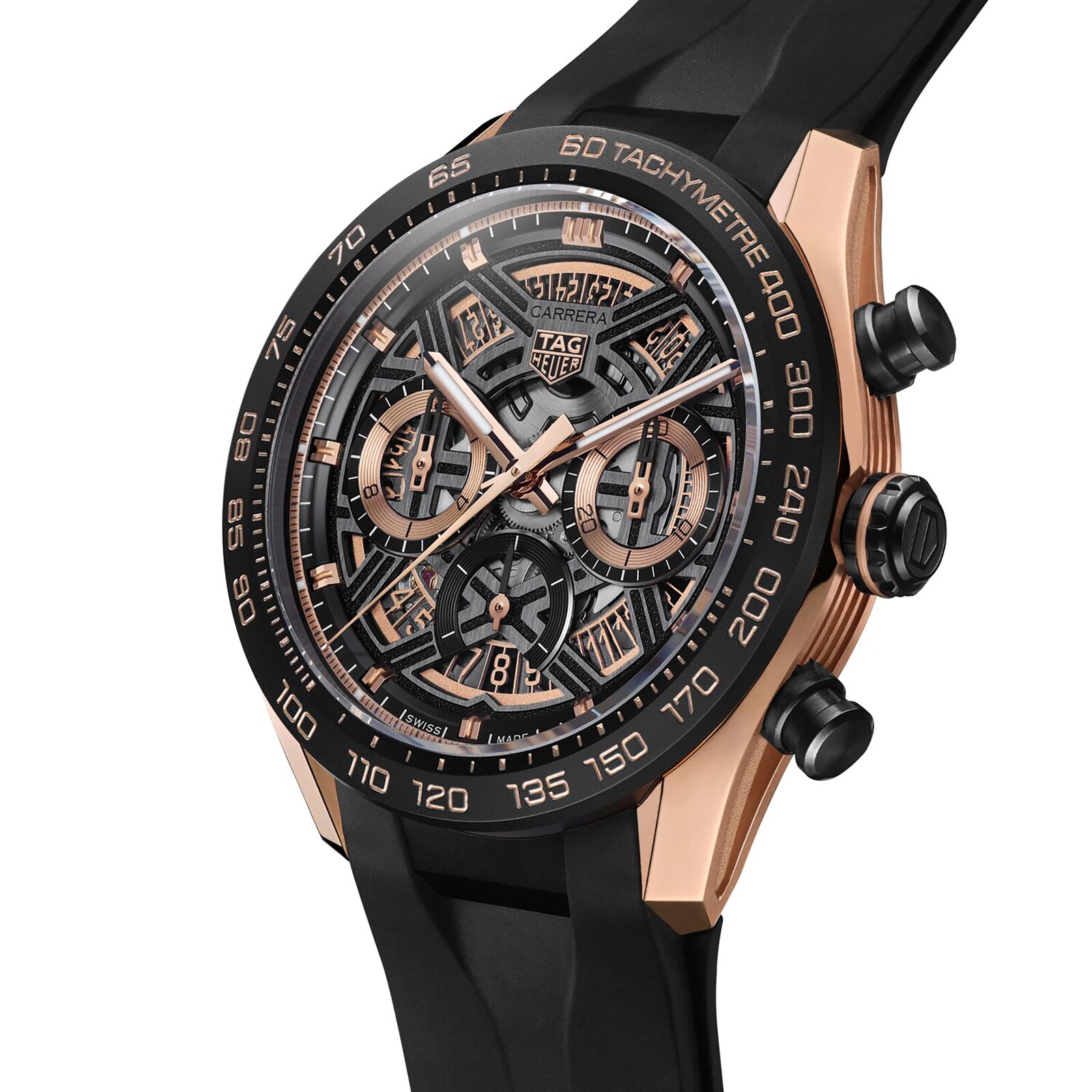 TAG Heuer Carrera Chronograph Extreme Sport 44mm Mens Watch Gold CBU2050.FT6273