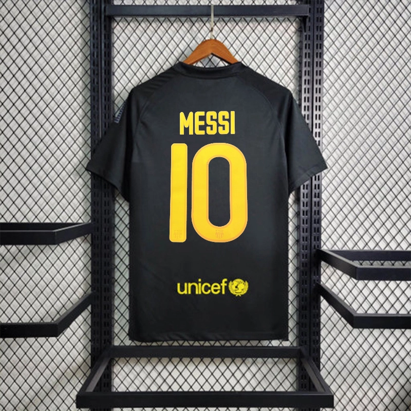 Retro 2011-12 Barcelona Away MESSI PIQUE  XAVI A.INISTA PUYOL  DAVID VILLA Football jersey retro