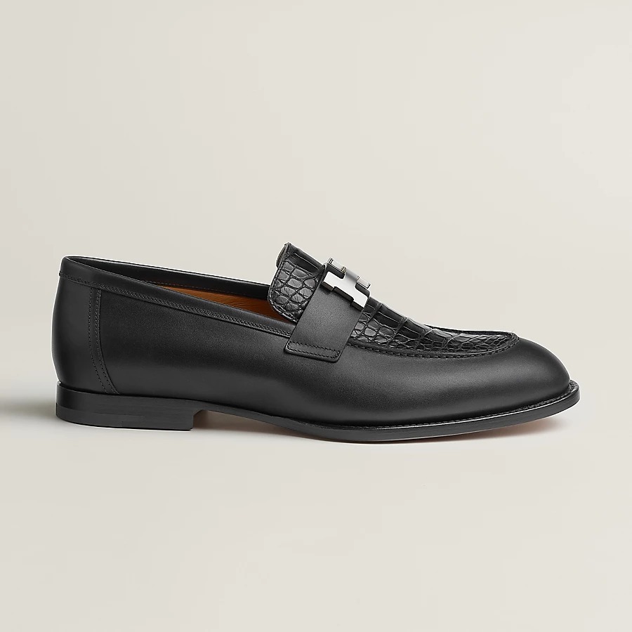 HERMES HONOER LOAFER BLACK
