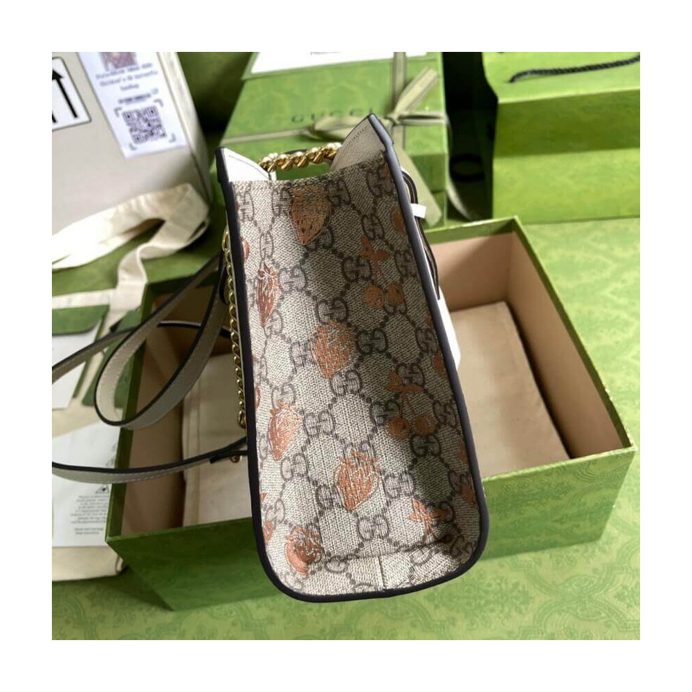 Gucci Padlock Small Berry Tote Bag