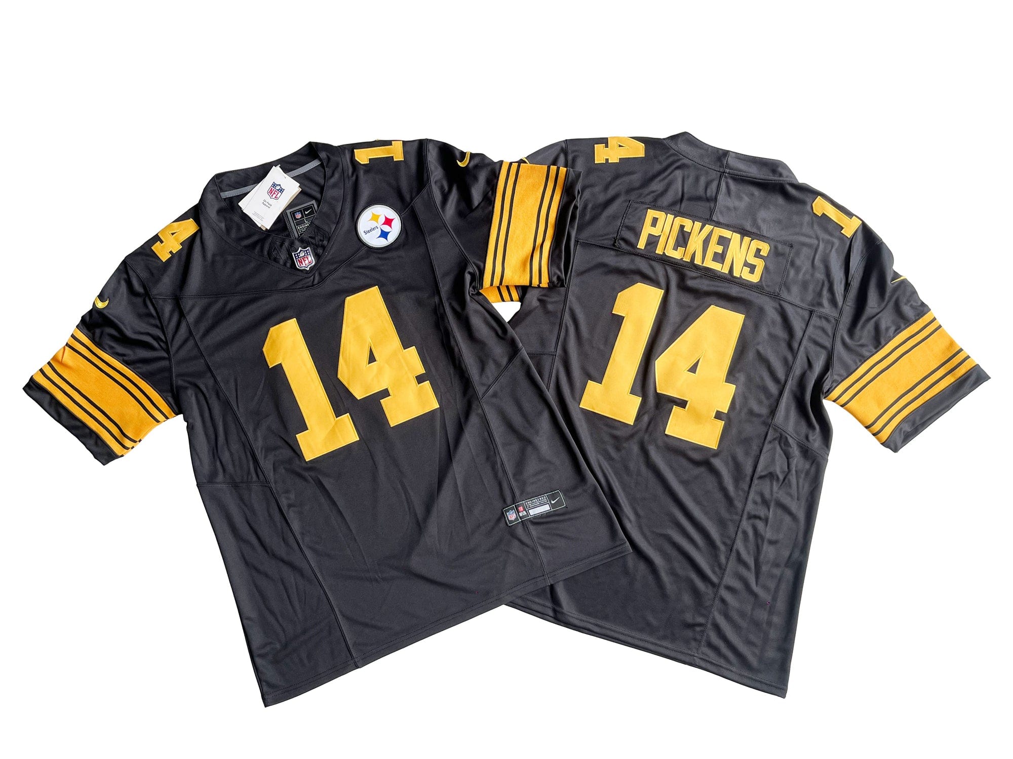 Pittsburgh Steelers 14# George Pickens Nike Vapor F.U.S.E. Limited Jersey