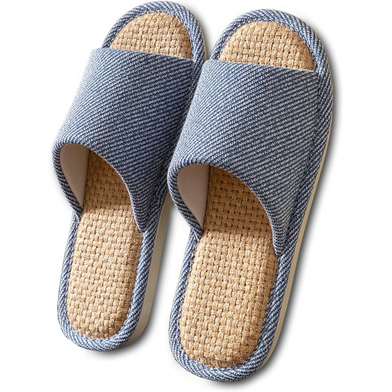 Women And Men House Fabric Slippers