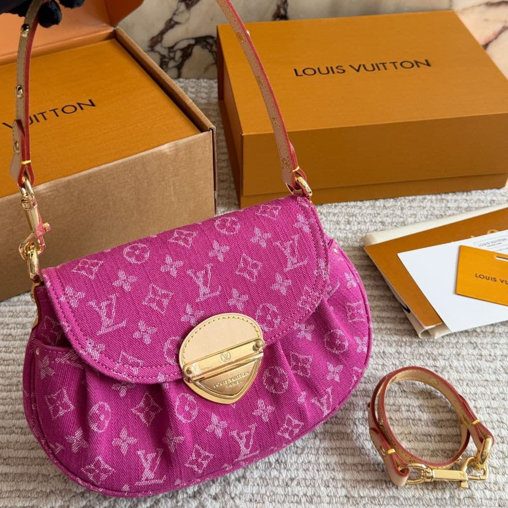 Louis Vuitton Sunset Fuchsia Denim 23Cm M28291