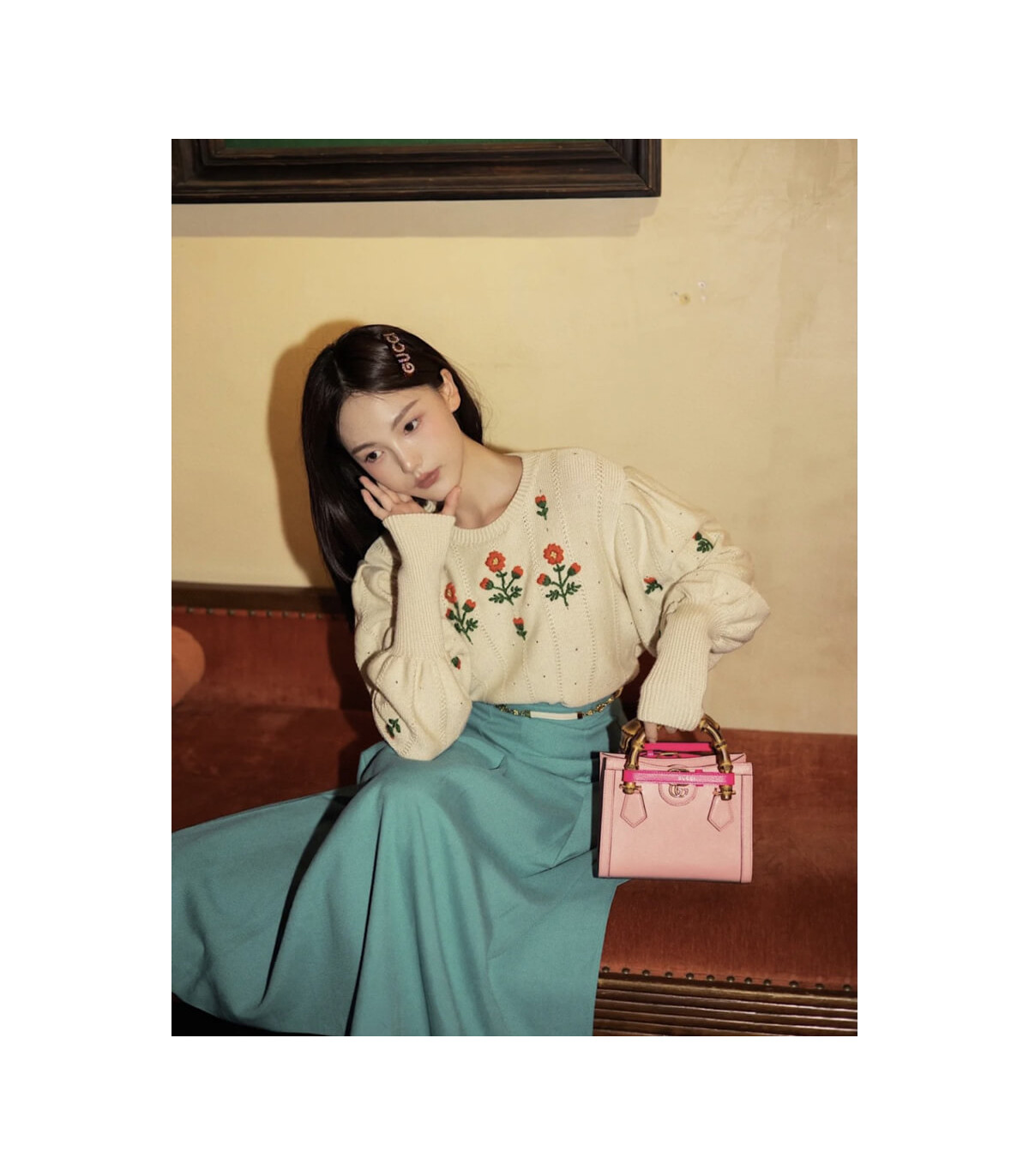 Gucci Diana Mini Tote Bag Pink