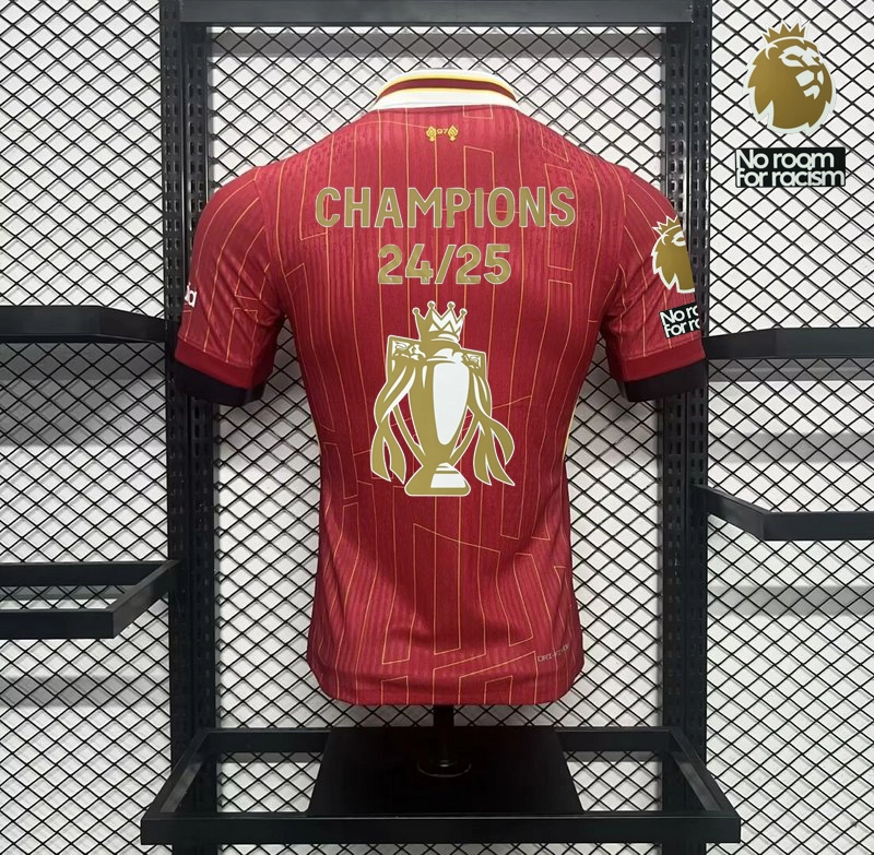 Player 2024-25 CHAMPIONS Liverpool Home Football jersey