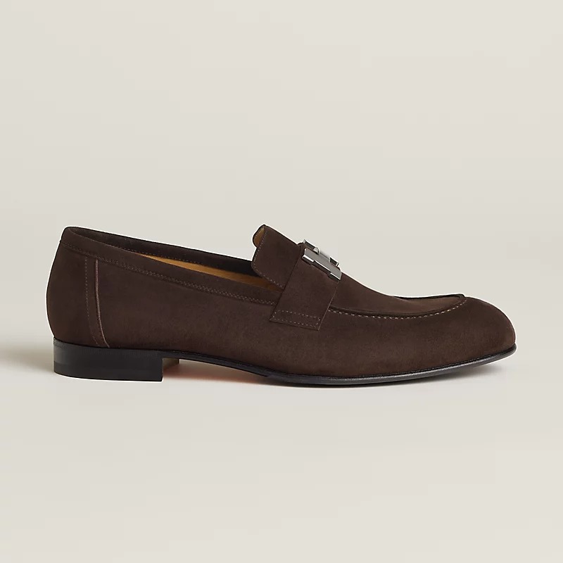 HERMES PARIS LOAFER MARRON EBENE