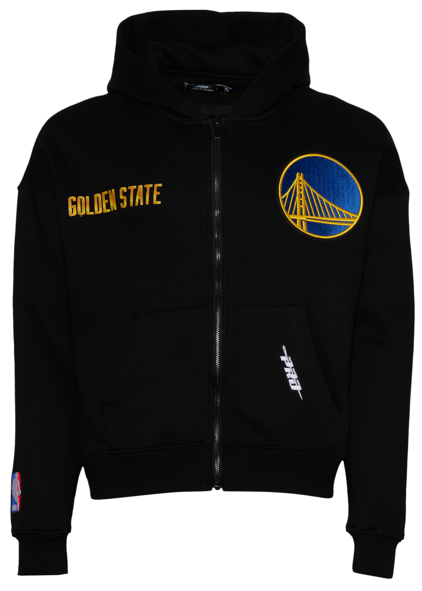 Pro Standard Warriors Gold Hoops Pro Full-Zip Hoodie