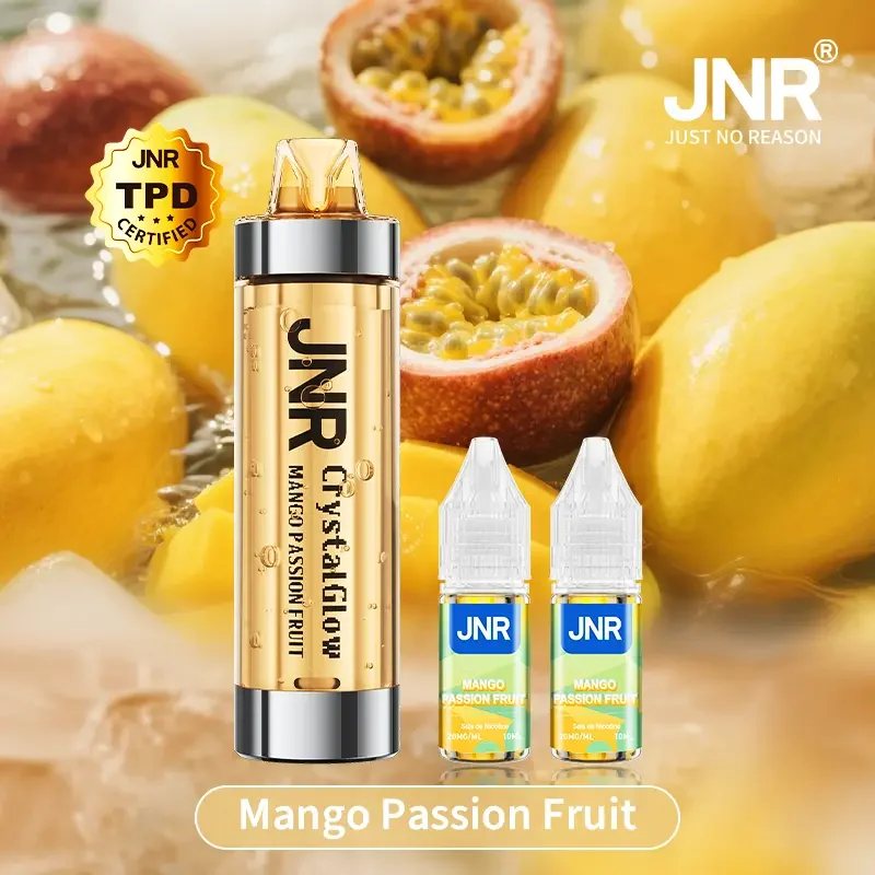 JNR Crystal Glow 33K Puffs - Kit Pod Remplissable et Rechargeable