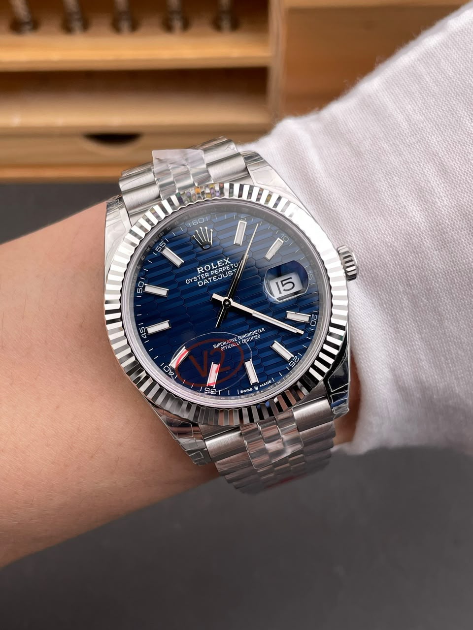 [SUPER CLONE] Rolex Datejust 41mm Dial Blue Watch