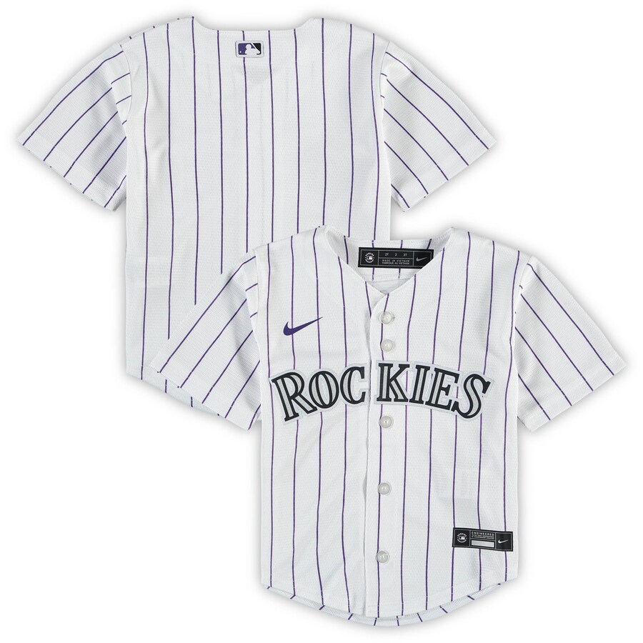Colorado Rockies Toddler Team Jersey White