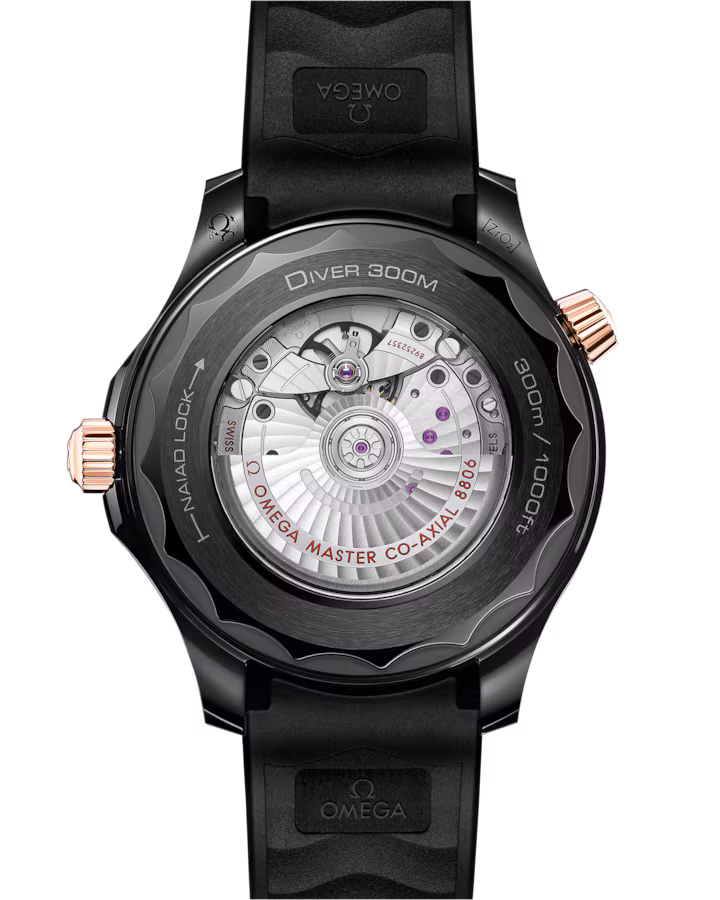 Omega Seamaster Diver 300M 43.5mm Black Dial Black ceramic Strap 210.62.44.20.01.001