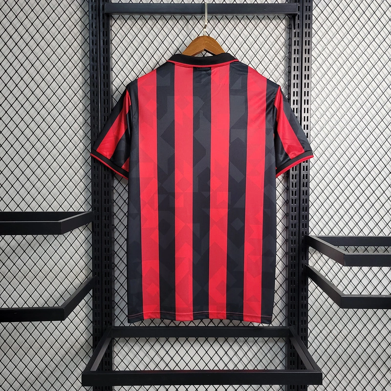 Retro 1993-94 AC Milan Home   Football jersey retro