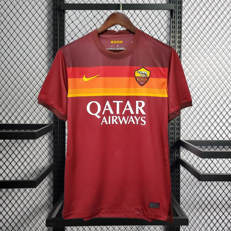 Retro 2020-21 AS Roma Home Football jersey Retro