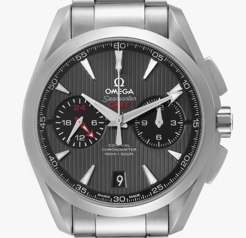 Omega Aqua Terra 150m Co-Axial GMT Chronograph 43mm Watch 231.10.43.52.06.001