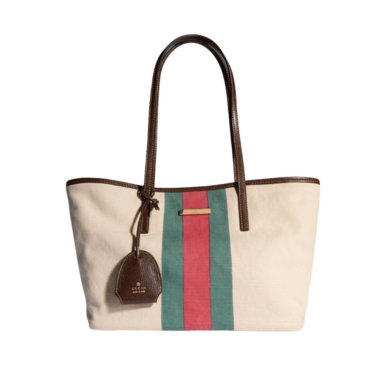 Gucci Tribeca Small Tote Bag 24.9cm/9.8in Natural Canvas A0034E