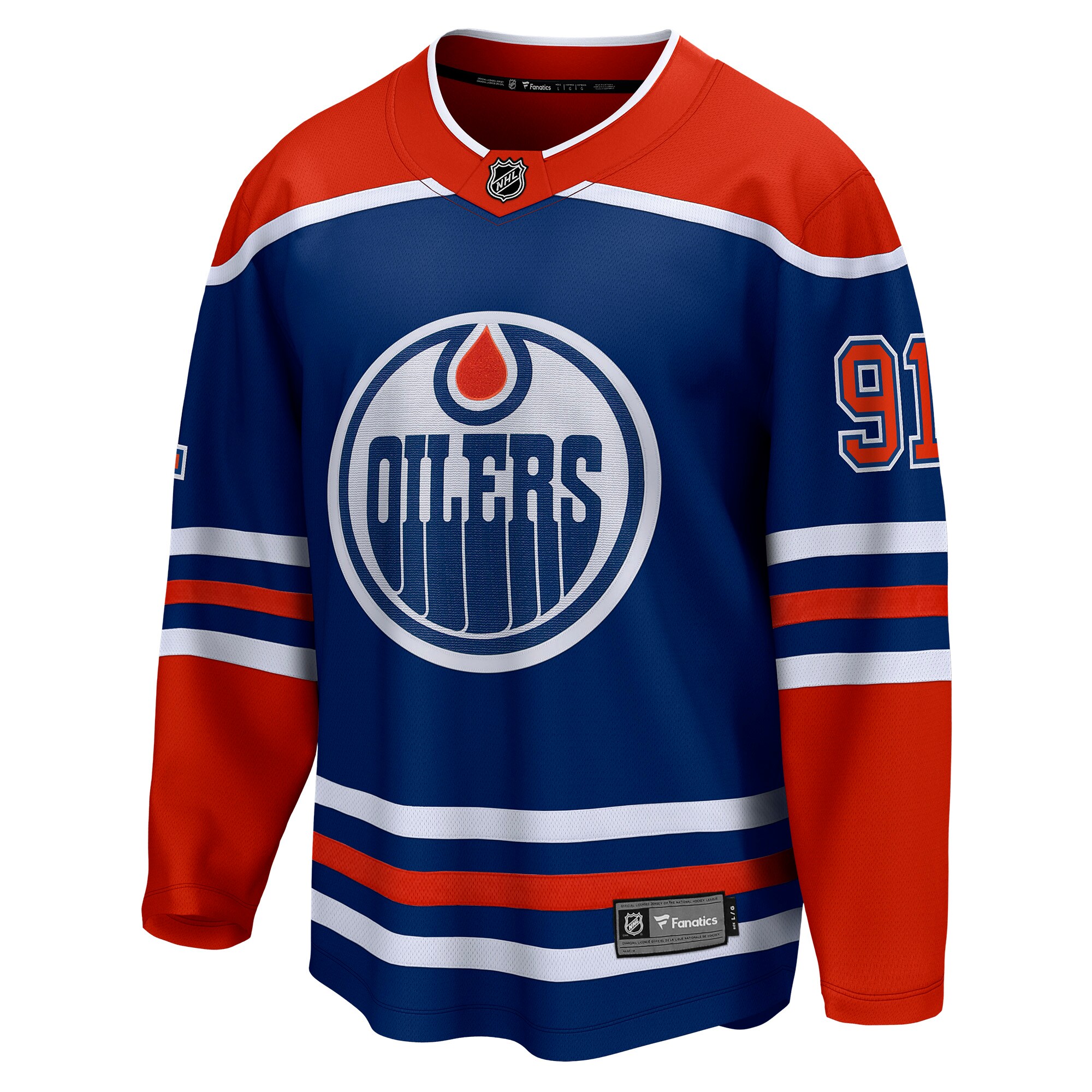 Evander Kane Edmonton Oilers Fanatics Home Breakaway Player Jersey – Royal