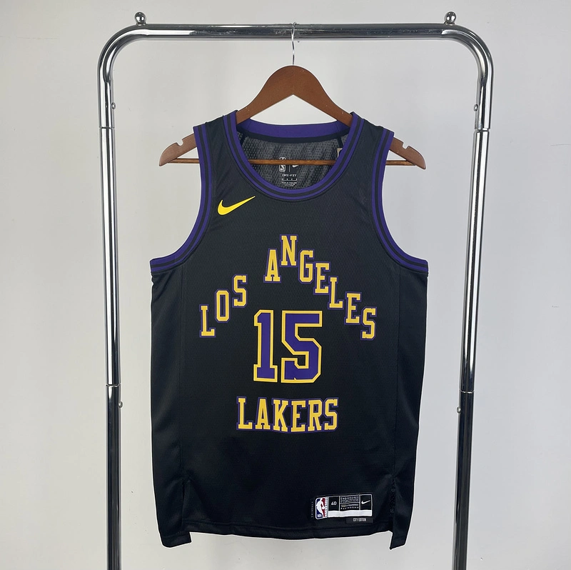 2024 NBA Lakers 15 REAVES Basketball Jersey