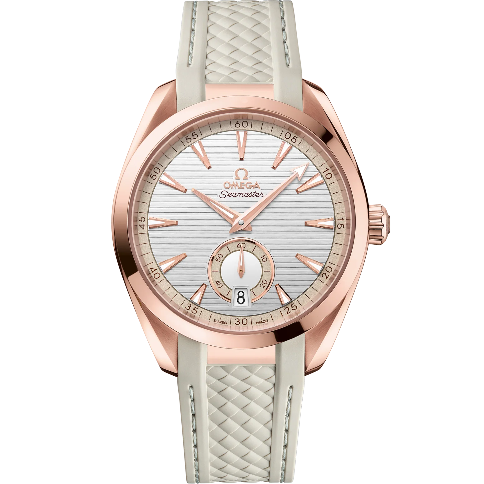 Omega Seamaster Aqua Terra 150M 41mm Silver Dial Sedna™ 18k Rose Gold Strap 220.52.41.21.02.001