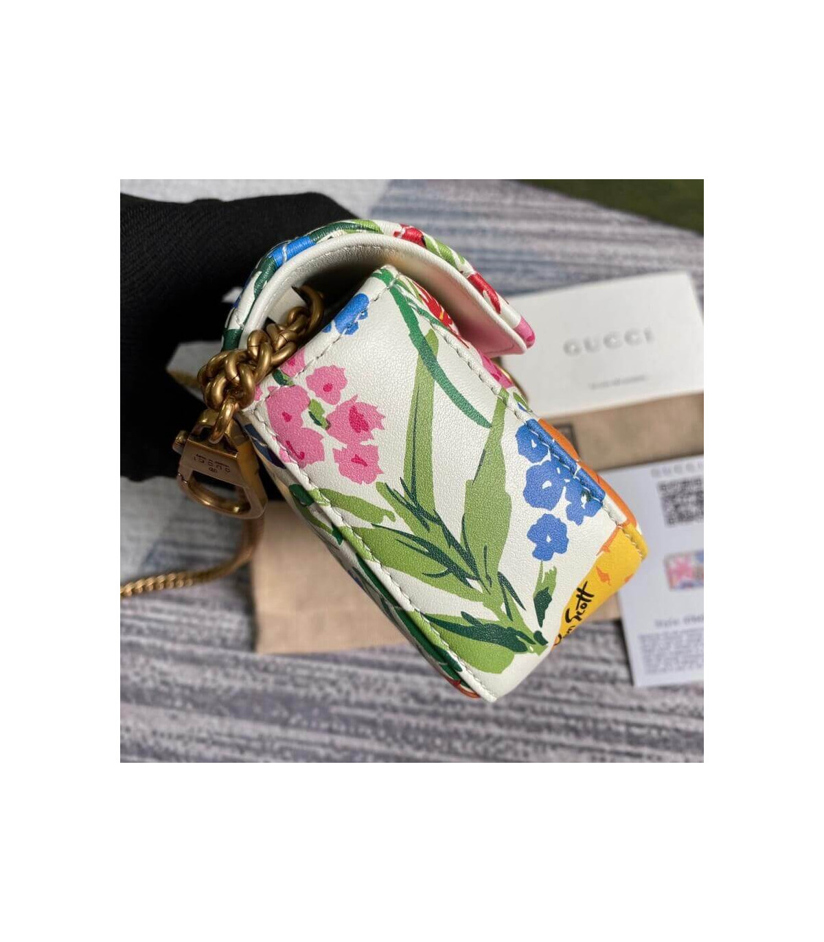 Gucci GG Marmont Ken Scott Print Super Mini Bag