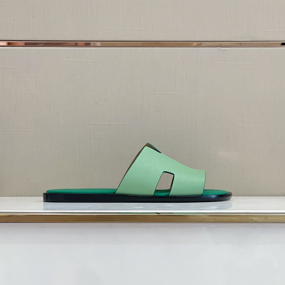 HERMES SANDAL IZMIR GREEN