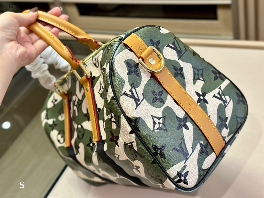 Louis Vuitton X Takashi Murakami Green Monogramouflage Coated Canvas Speedy 35Cm