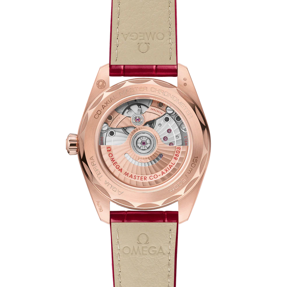 Omega Seamaster Aqua Terra 150M 38 mm White Dial Sedna™ 18k Rose Gold Strap 220.58.38.20.55.002