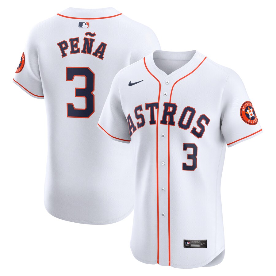 Jeremy Peña Houston Astros Home Elite Player Jersey White