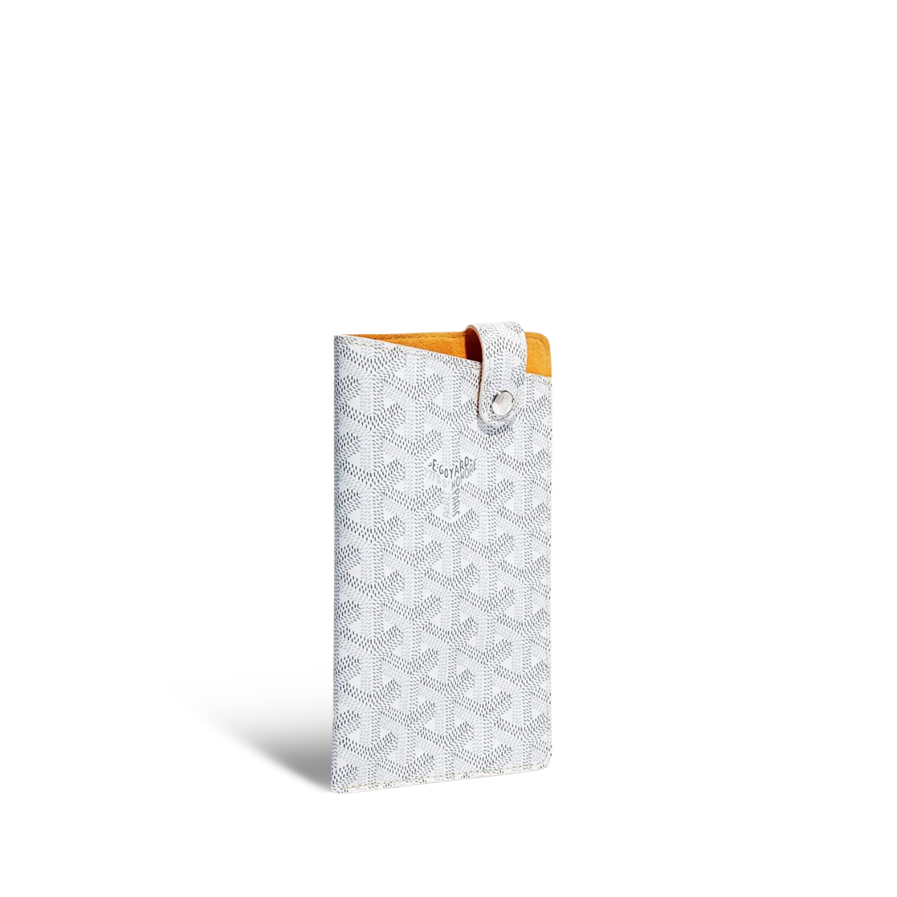Goyard Montmartre Gm Case 18 Cm White Goyardine Canvas