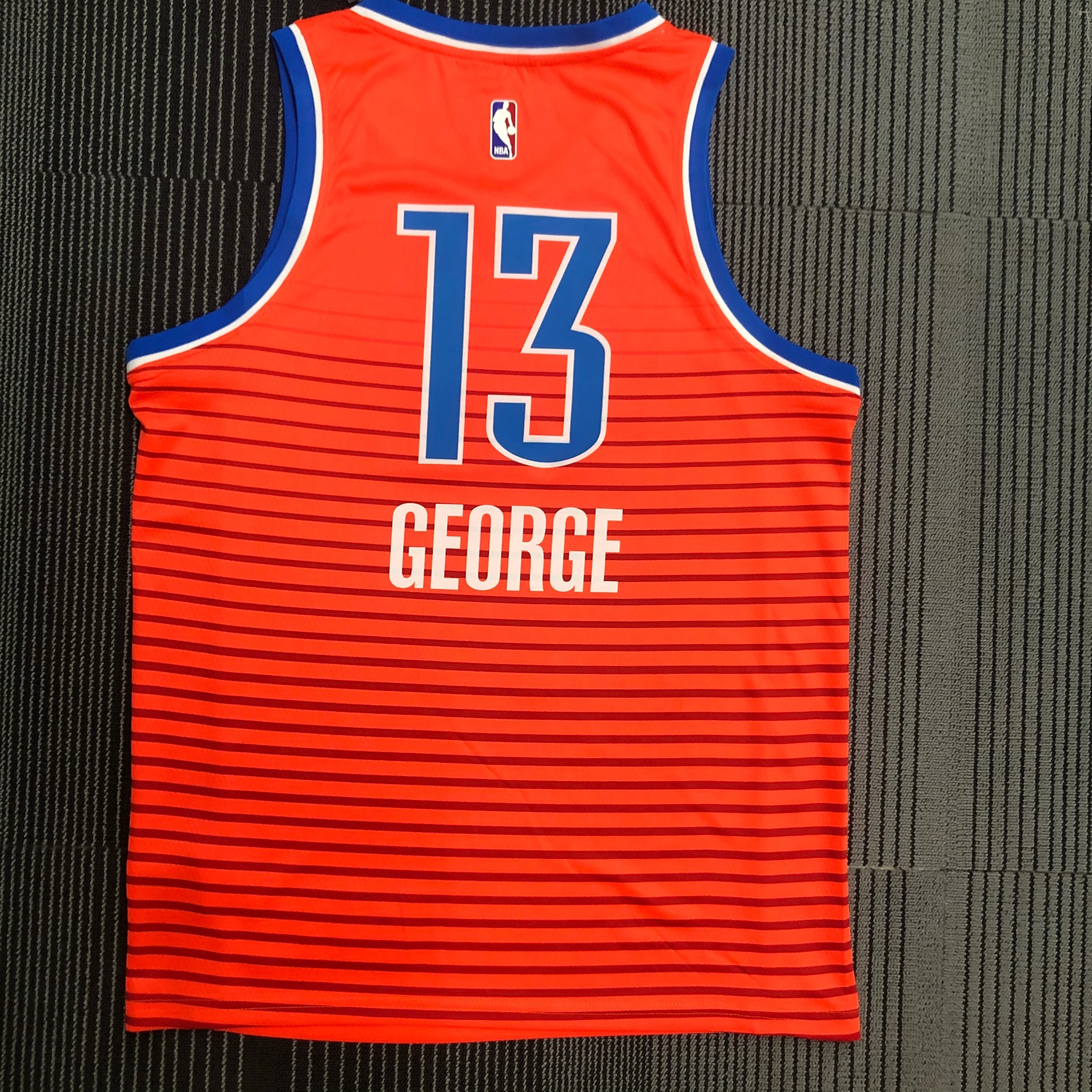 2021 NBA Oklahoma City Thunder 13 George Basketball Jersey