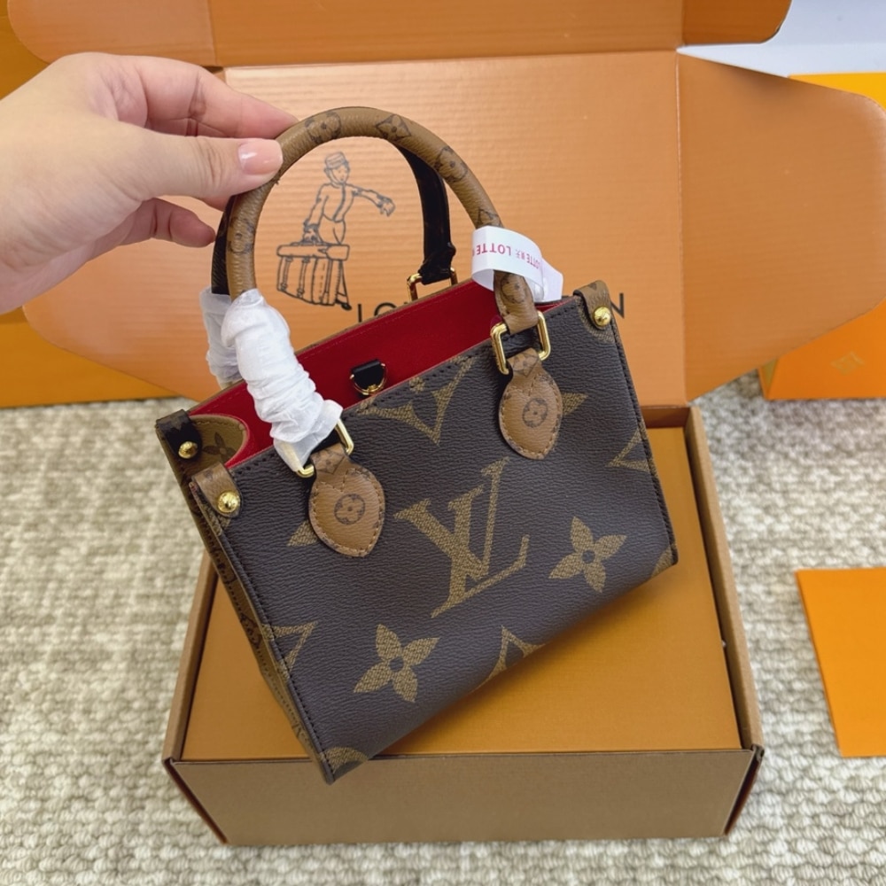 Louis Vuitton Onthego BB Bag Brown 18Cm M46839