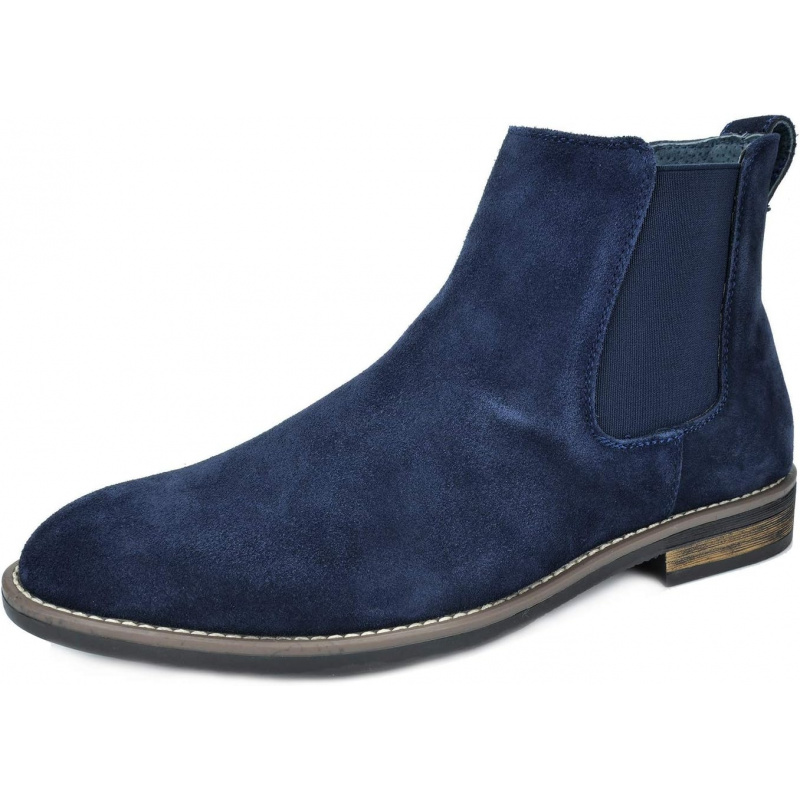 Men's Suede Leather Chelsea Ankle Boots