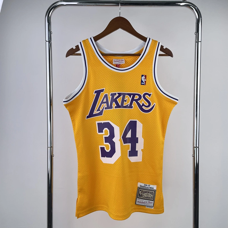 1996-97 NBA Lakers  34 O'NEAL Basketball Jersey