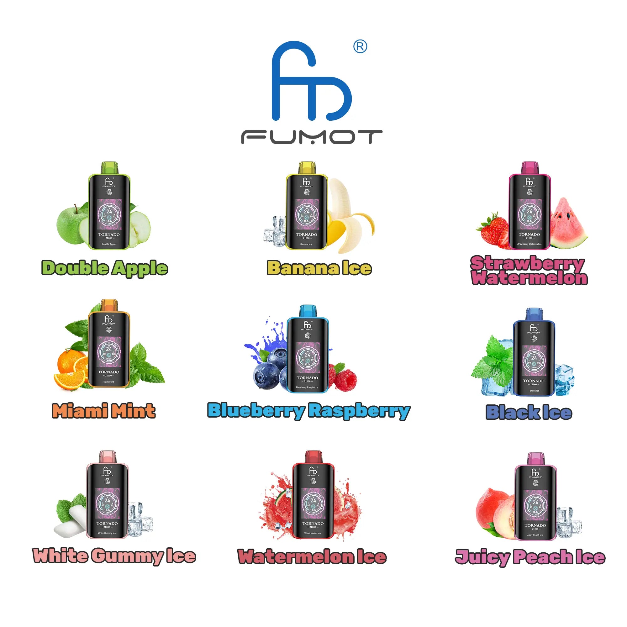 Fumot Tornado 25000 Disposable Vape - (1 Vape)