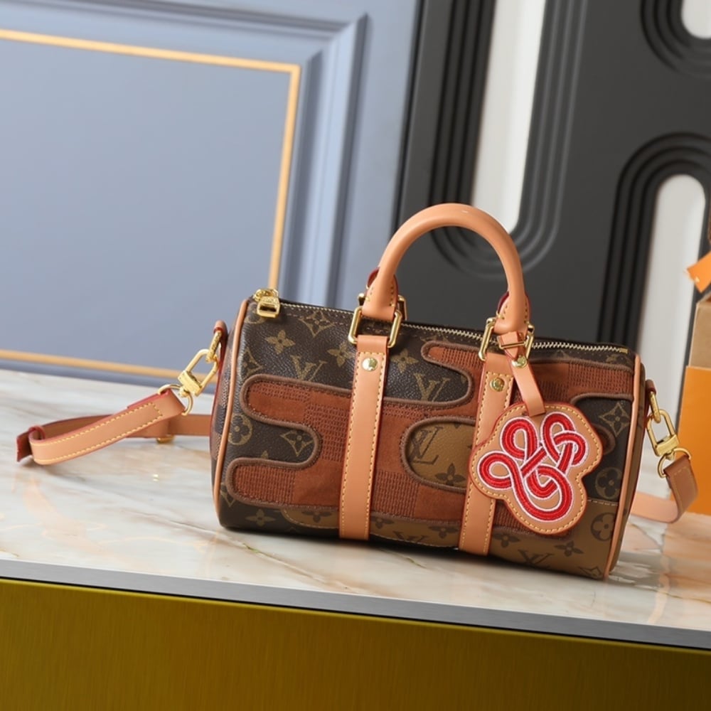Louis Vuitton Keepall Bandoulière 25 Brown 25Cm M15428