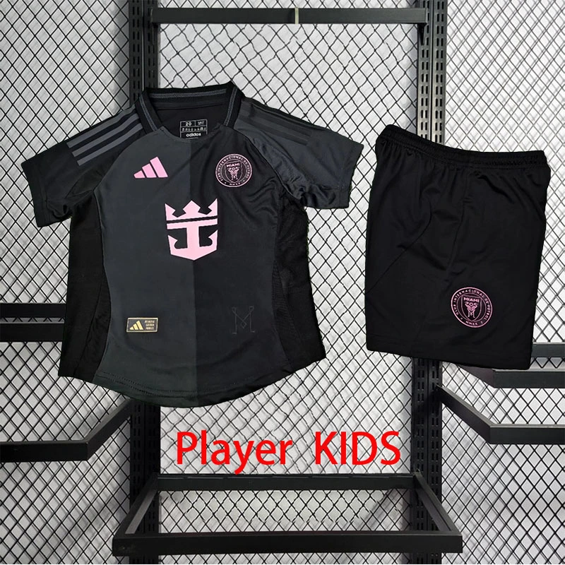 Player 2025-26 Inter Miami Away Kids football jersey Player KIDS