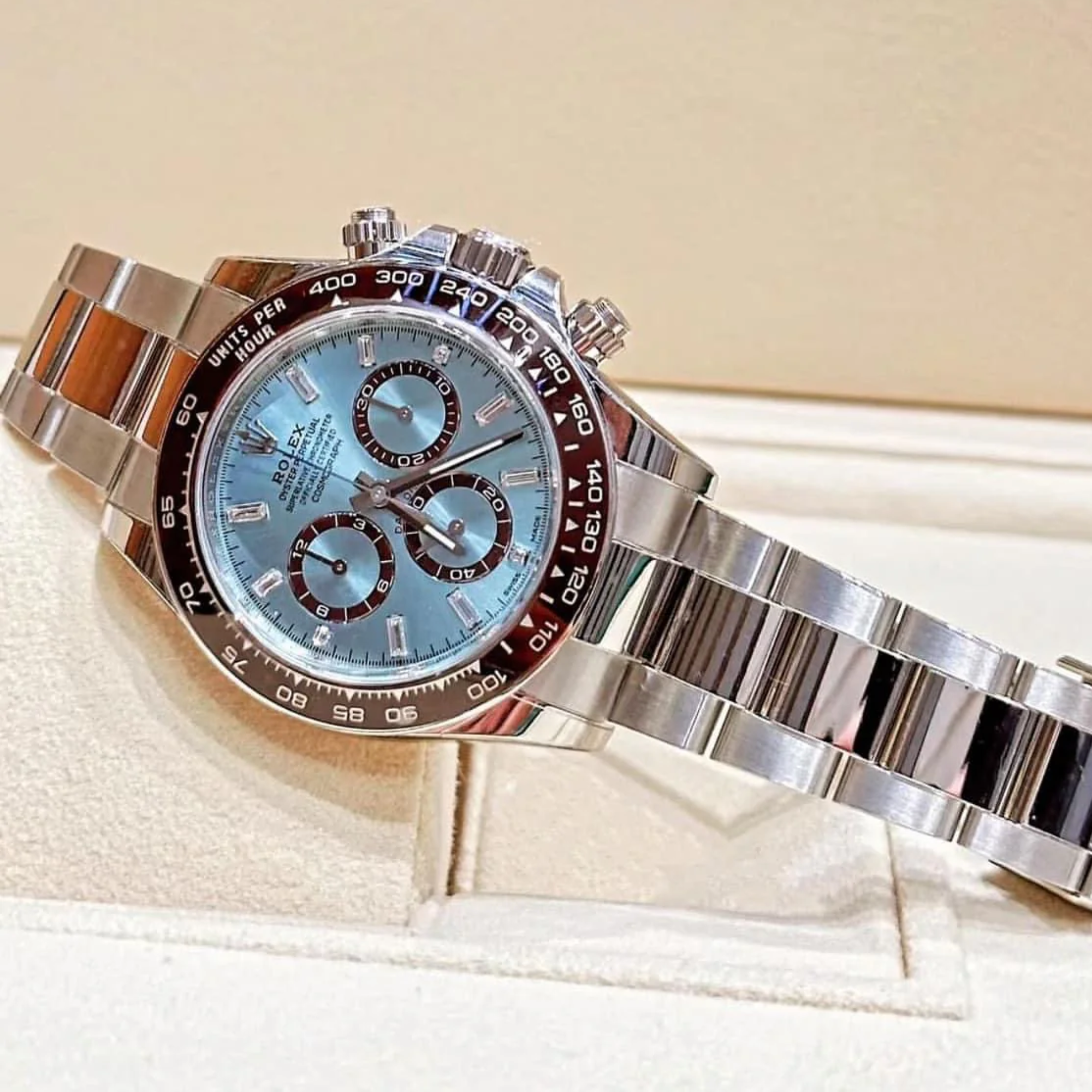 Rolex Daytona 40 mm Ice blue Dial 126506 “Platona”