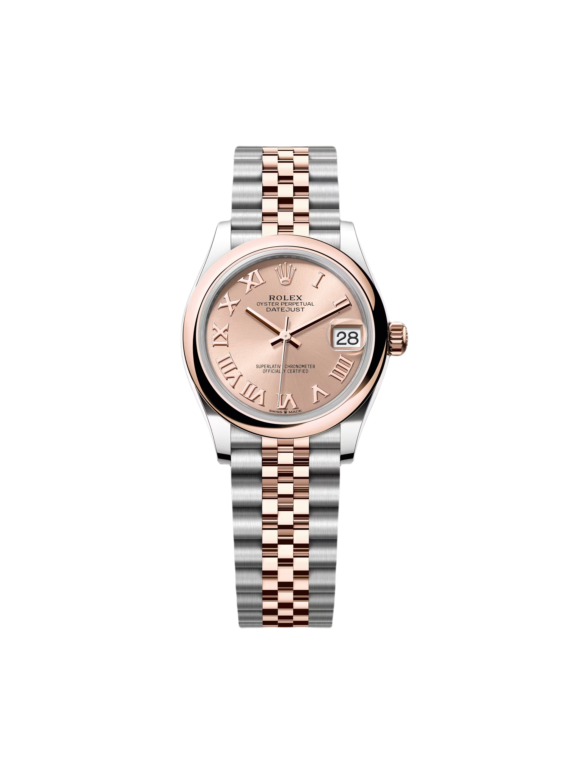 Rolex Datejust m278241-0005/0006 Rose 31mm Dial Oyster Bracelet Watch