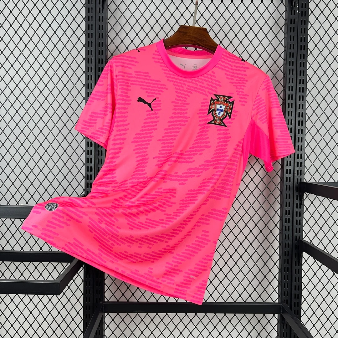 World Cup 2026 Portugal Team Football Jersey Special Edition Pink