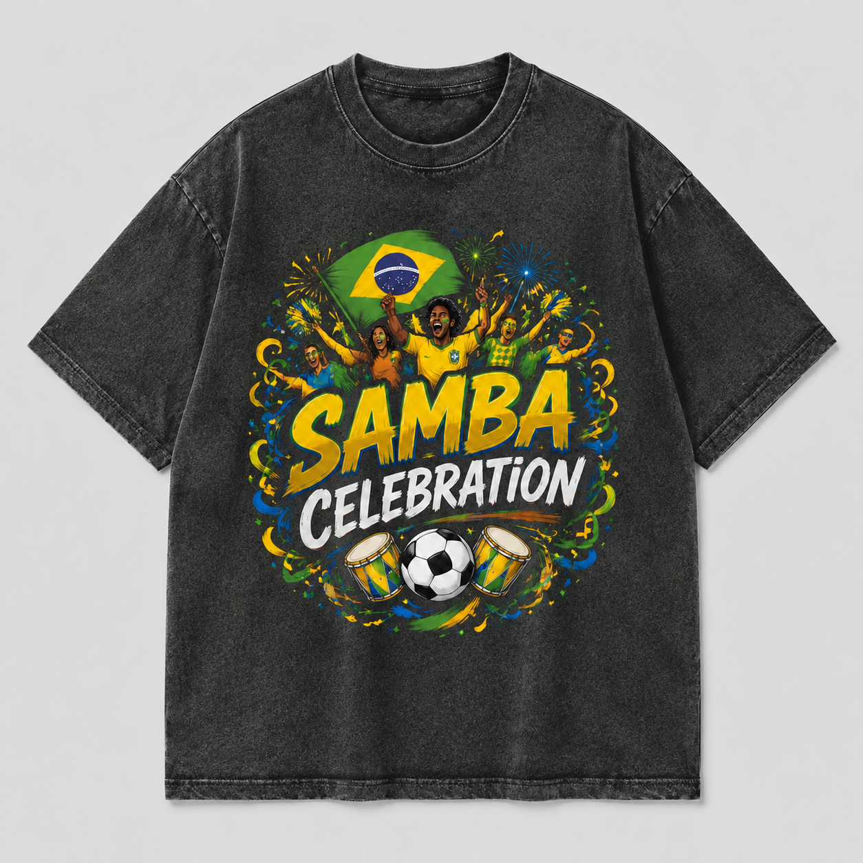 Unisex Loose Fit T-Shirt 100% Cotton Soft Comfortable Summer Casual Printed Top