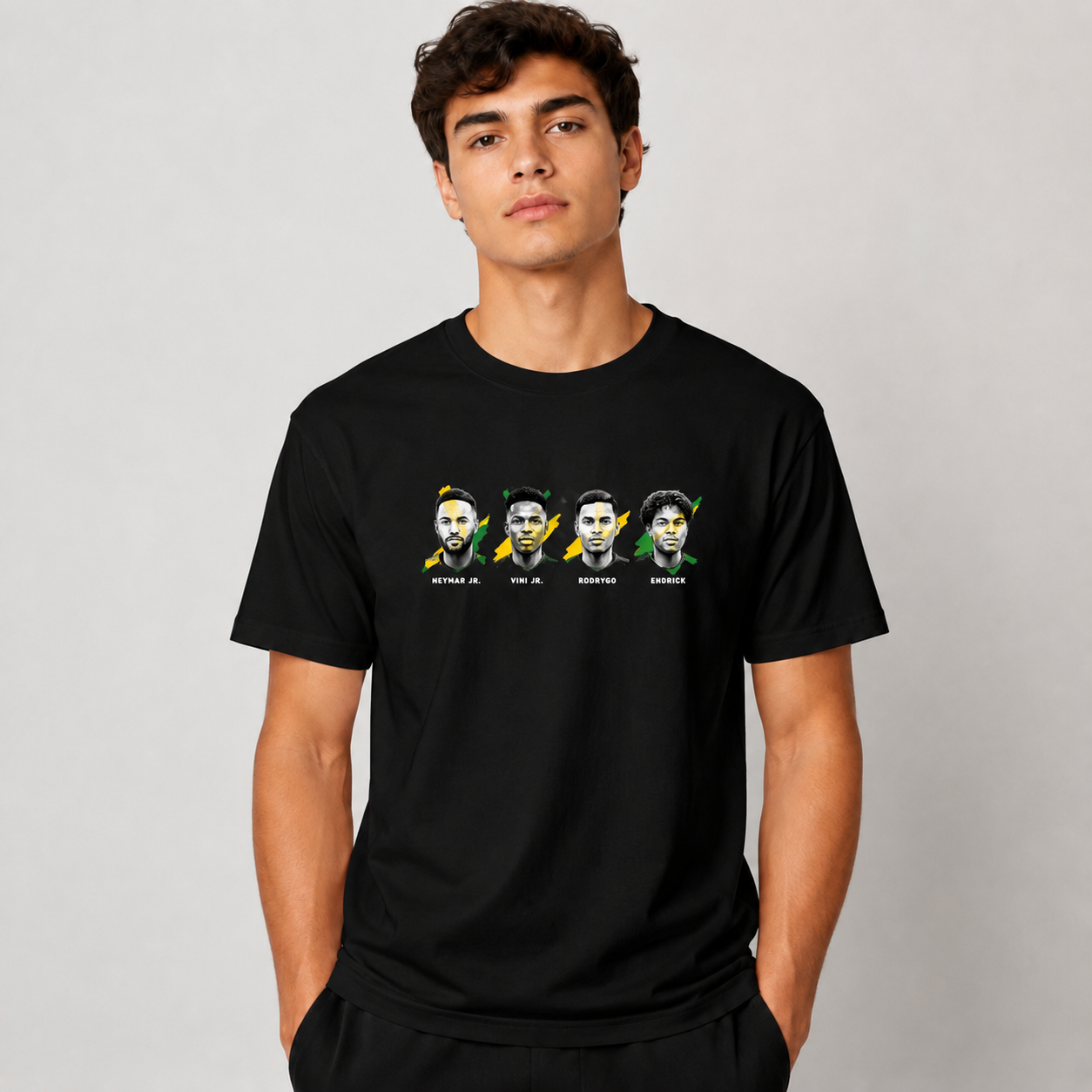 Brazilian Player Pure Cotton T-Shirt – Limited-Time Offer