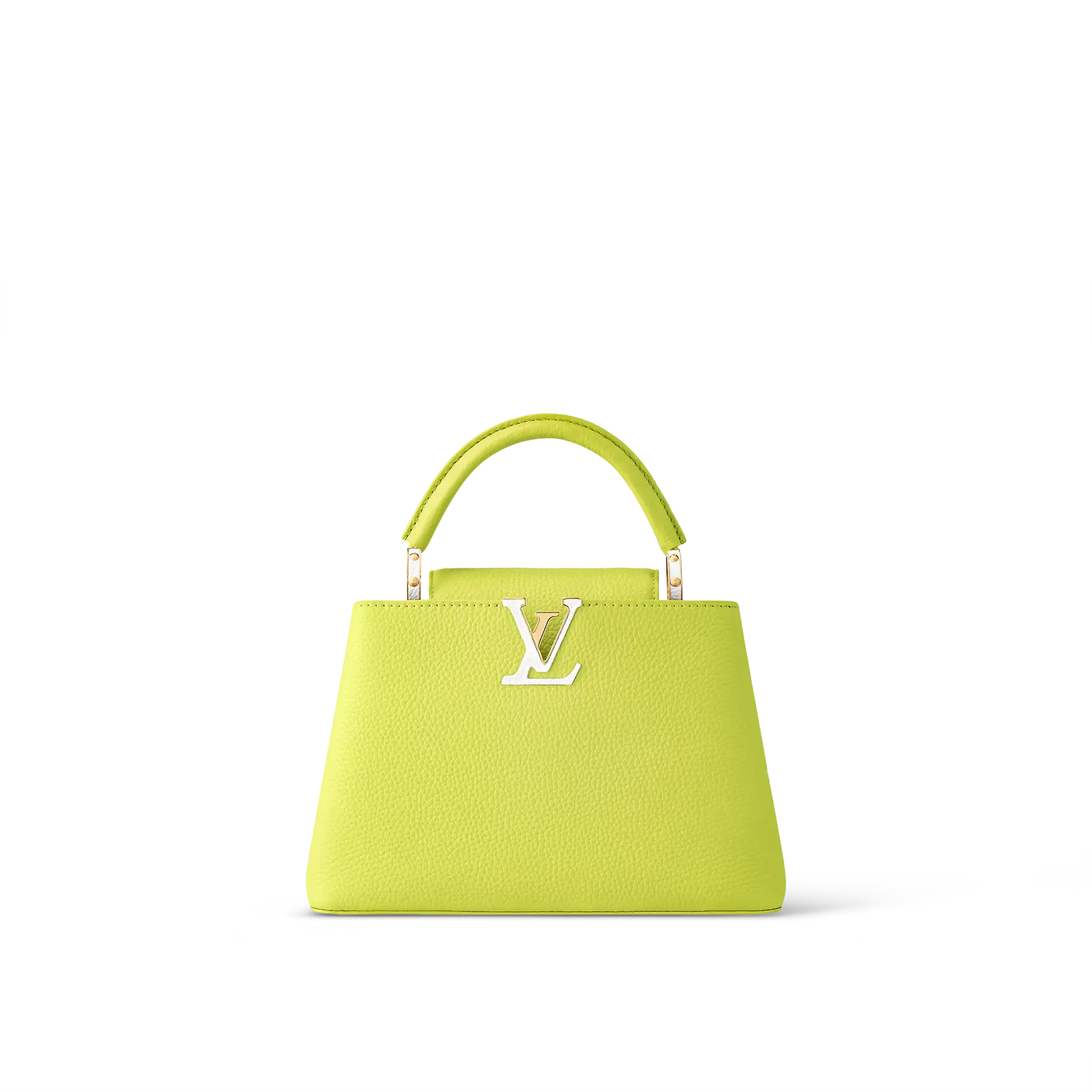 Louis Vuitton Capucines Bb Cedrat Yellow 27Cm