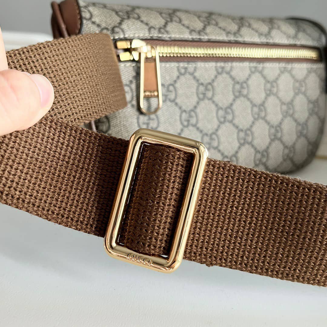 Gucci Belt Bag Gg Brown 24Cm
