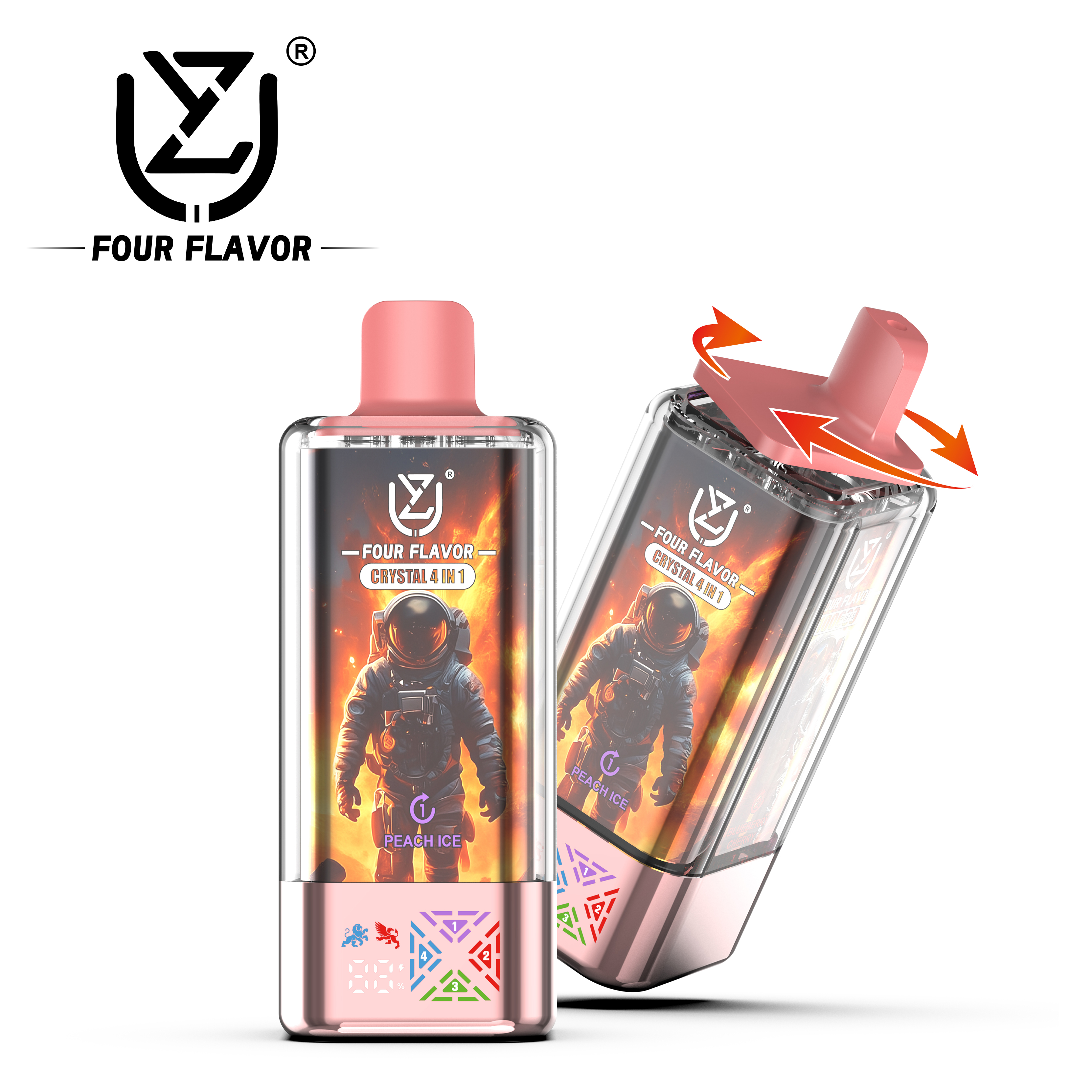 UZY Crystal  4in1 100K Puffs Prefilled Vape |  Rechargeable