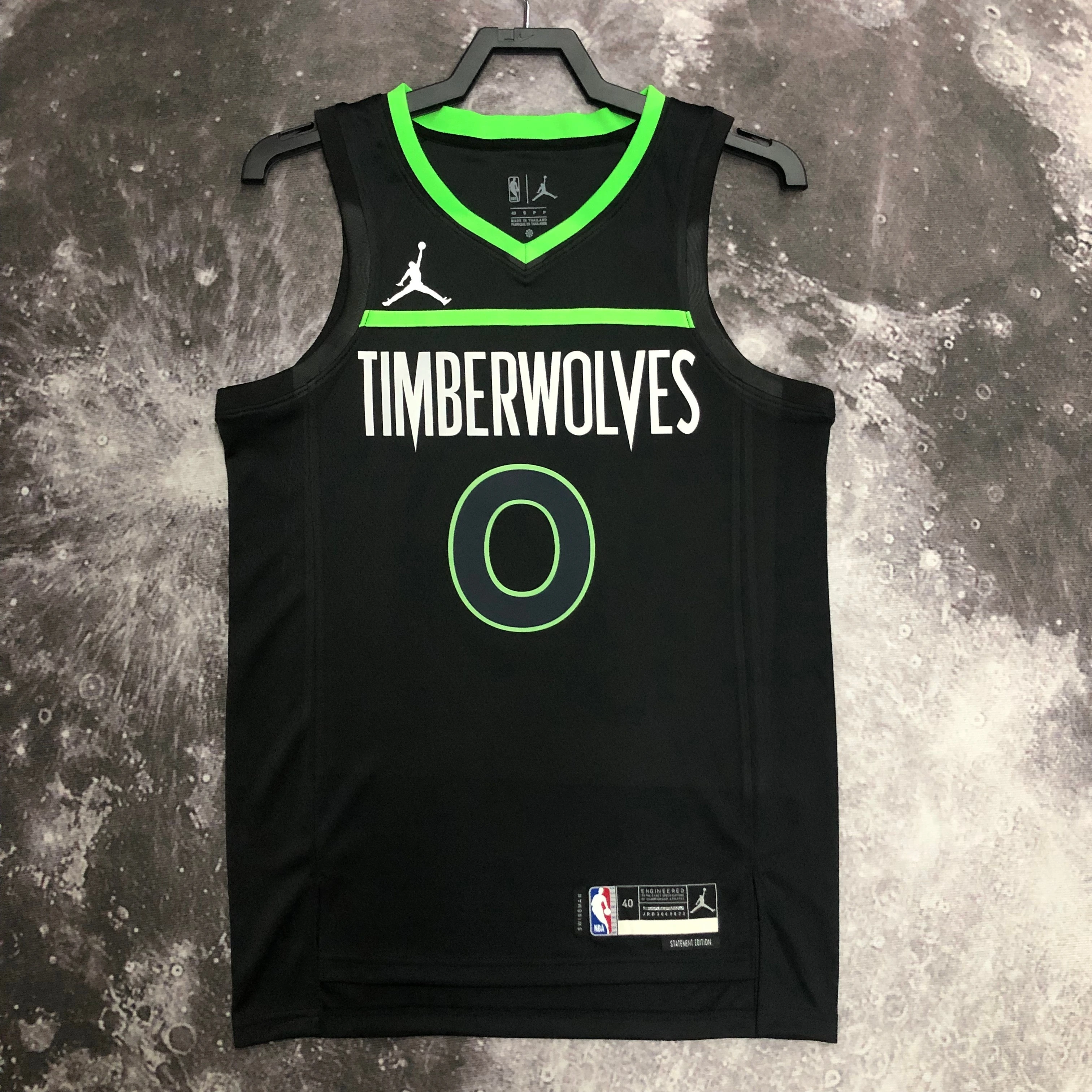 2023 NBA Minnesota Timberwolves 0 Russell Basketball Jersey