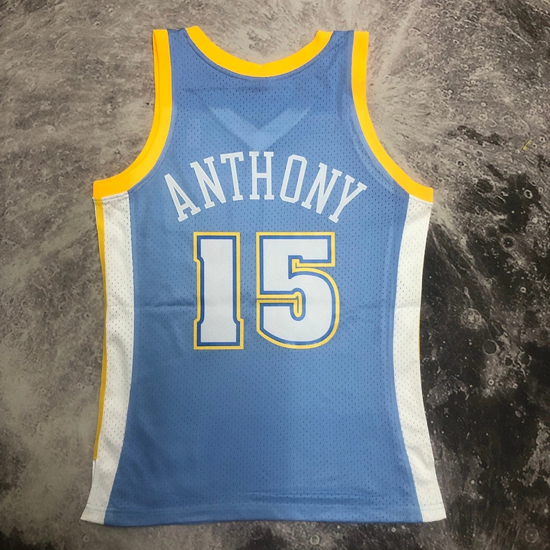 2003-04 NBA Denver Nuggets 15 ANTHONY Basketball jersey