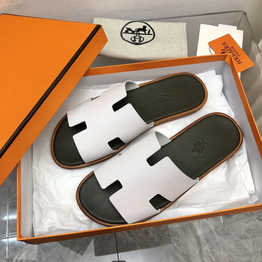 Hermes Izmir Sandal Beige Glaise
