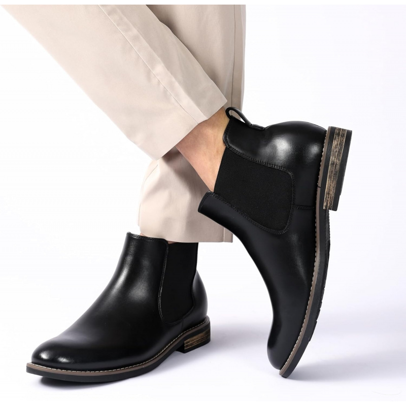 Men's Suede Leather Chelsea Ankle Boots