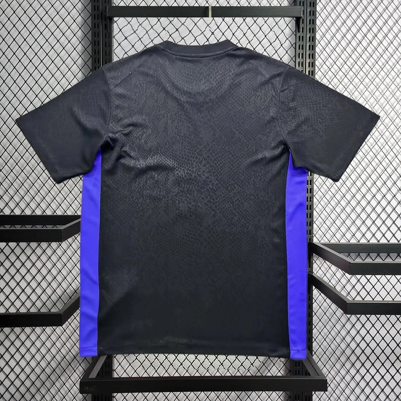 2025-26 Barcelona Away black Football jersey