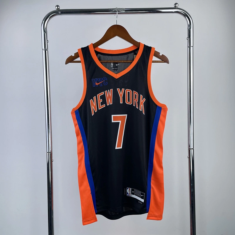 2023 New York Knicks 7 ANTHONY Basketball Jersey
