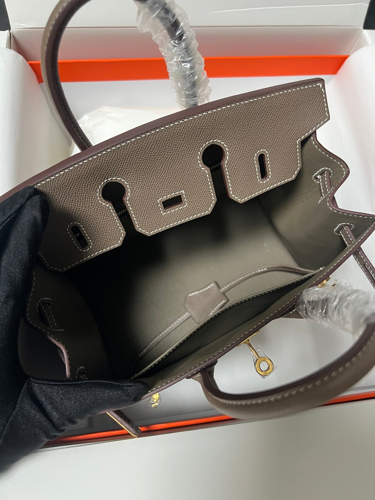 Hermes Birkin Sellier Vert De Gris Epsom Leather Gold Hardware